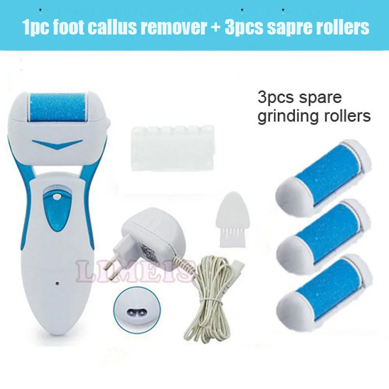 

electric foot dead skin exfoliator callus remover rechargeable pedicure foot care tool feet dry skin removal scrubber smoother
