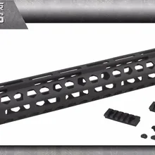 Векторная оптика M-LOK 17 дюймов поплавок Handguard Пикатинни кронштейн с стальной бочкой гайка прокладки Подходит AR15 M4 M16