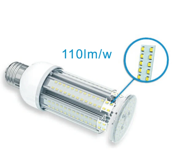 

12pcs/lot 24W led street lights 360 degree beam angle E27/E40 LED Corn Light with Epistar chips IP64 waterproof AC85-265V