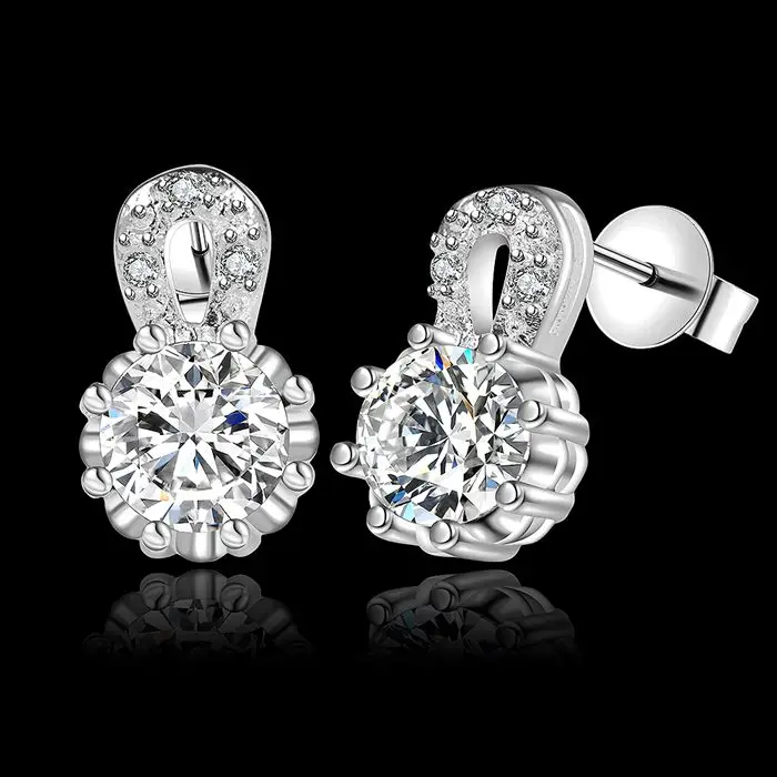 Wholesale 925 sterling silver earrings , 925 silver fashion jewelry