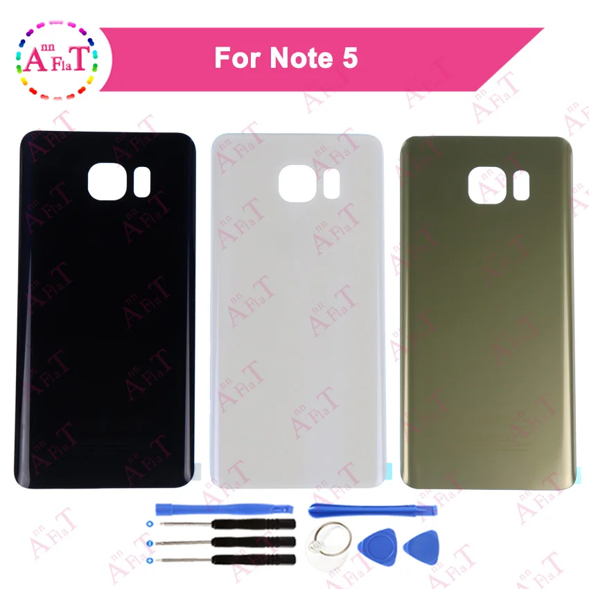 

Back Glass Replacement For Samsung Galaxy Note5 Note 5 N920 N920F Battery Cover Rear Door Housing Case