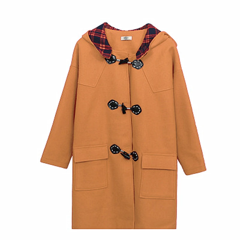 Winter Fat MM Big Yard College Wind Woolen Coat Plus Fertilizer to Increase Casual Shirt Solid Color Fashion Ladies Jacket Winter Fat MM Big Yard College Wind Woolen Coat Plus Fertilizer to Increase Casual Shirt Solid Color Fashion Ladies Jacket