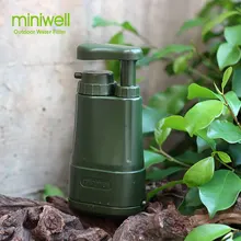 Portable water purifier for camping hiking fishing,emergency/disaster preparedness, survival water filter/filtration system