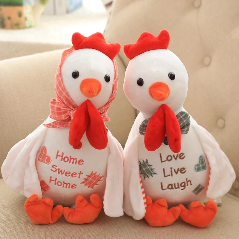 stuffed chicken doll