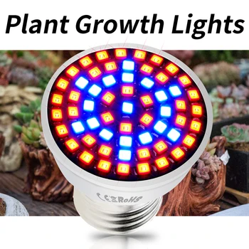 

GU10 Hydroponics Tent LED Light Grow E27 LED Cultivo Plant Lamp E14 LED Indoor Greenhouse Growing Bulb MR16 Full Spectrum B22