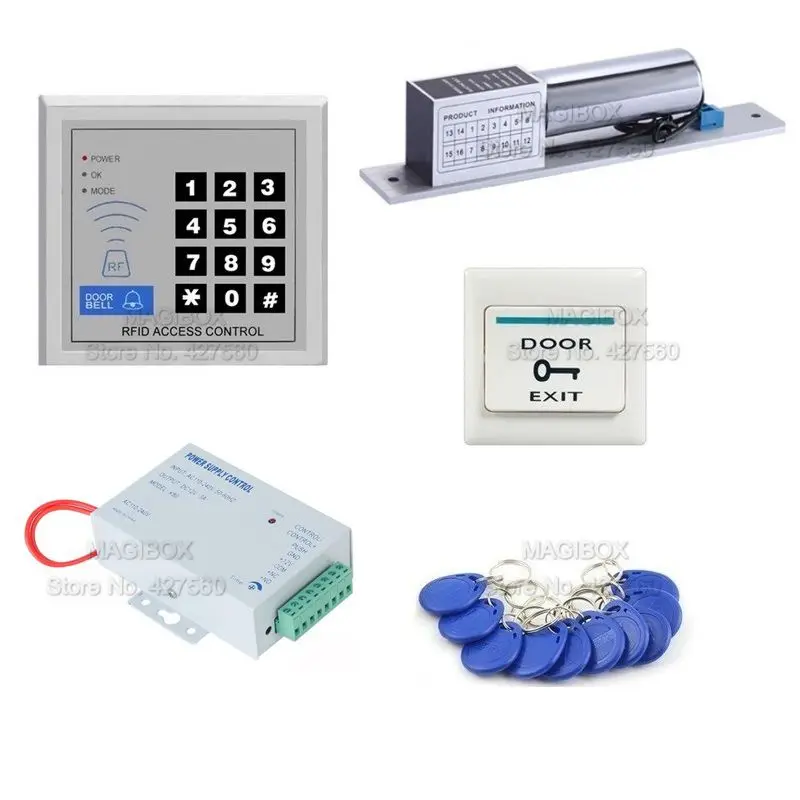 acs29-full-complete-rfid-door-access-control-kit-electric-bolt-lock-power-supply-switch-rfid-cards