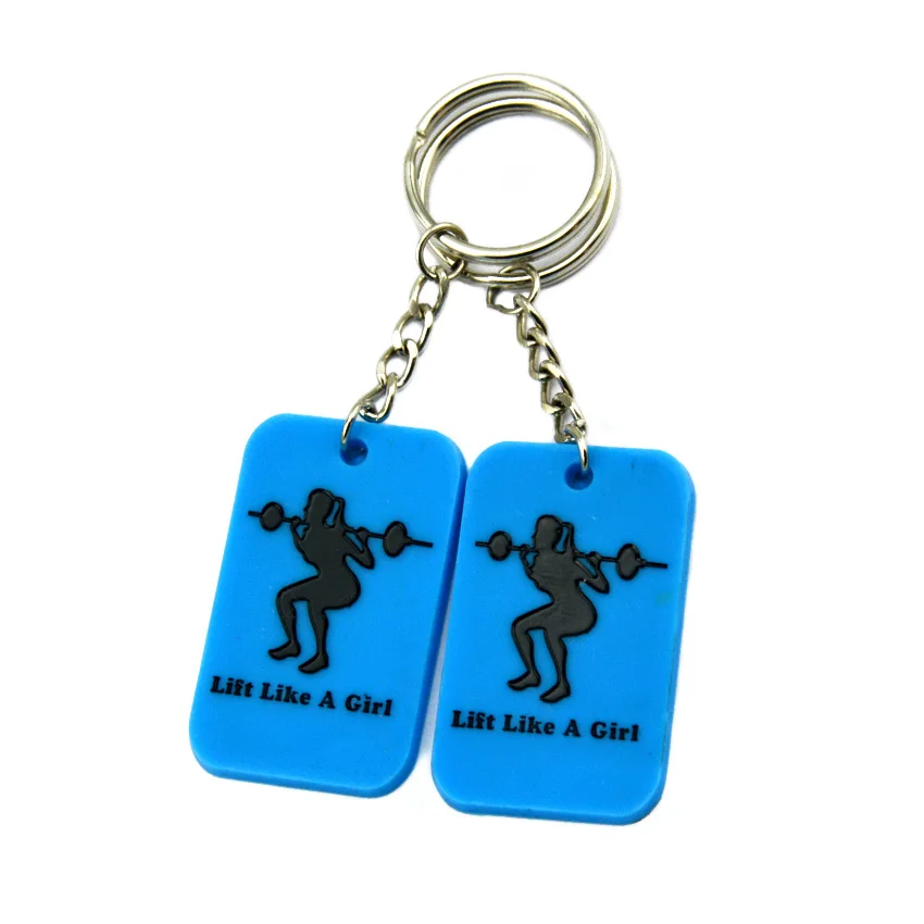 1 шт. силиконовый брелок OBH с голубым тиснением|tag keychain|keychain adog tag keychain |