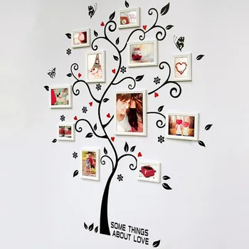 

Frame Tree Wall Stickers Muslim Vinyl Home Stickers Wall Decor Decals Non-Toxic Environmental Protection Waterproof Home Sticker