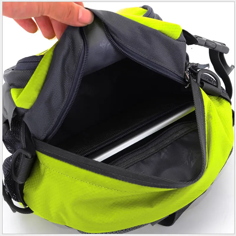 Large Capacity Waterproof Outdoor Hiking Multifunction Sports Water Bottle Men Women Shoulder Slung Bag Running Waist Pack Bag
