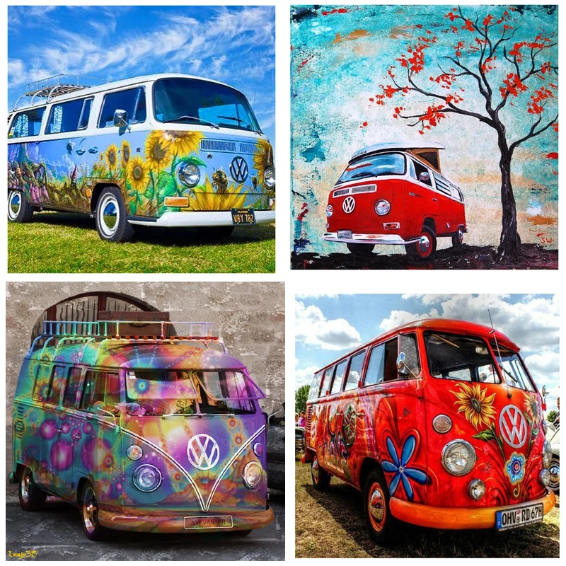 

diy diamond up vw diamond painting full square diamond embroidery cross stitch 5d 3d Rhinestone painting crystal Home Decor gift