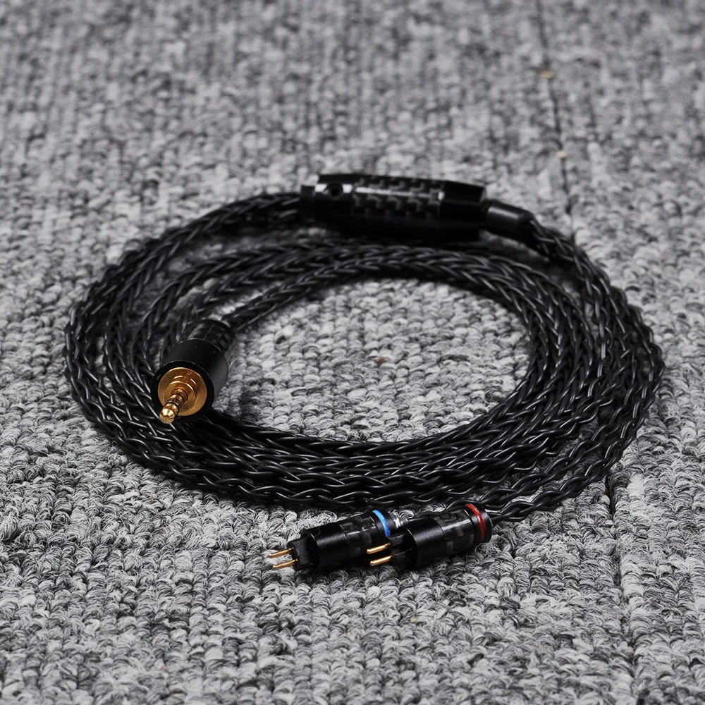 DIY 8 акций 23 ядра 0 78 мм 2 контактный кабель для Weston TFZ W4r Um3x KZ ZS10 AS10 наушники 3 5 4