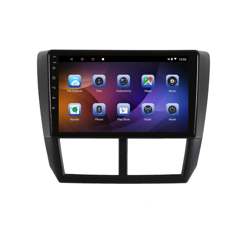 Cheap 9" 4G RAM 2.5D IPS 8 Core Android 9.1 car dvd for Subaru Forester 2008 2009 2010-2012 radio navigation GPS multimedia player 1