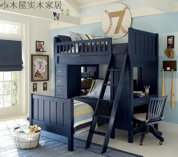 Shanghai Cabins Custom Furniture Children S Bedroom Bunk Bed With Children Up And Down The Wood Desk With Lockers Bed Bedroom Furniture Furniture Cardboardfurniture Design Bed Aliexpress