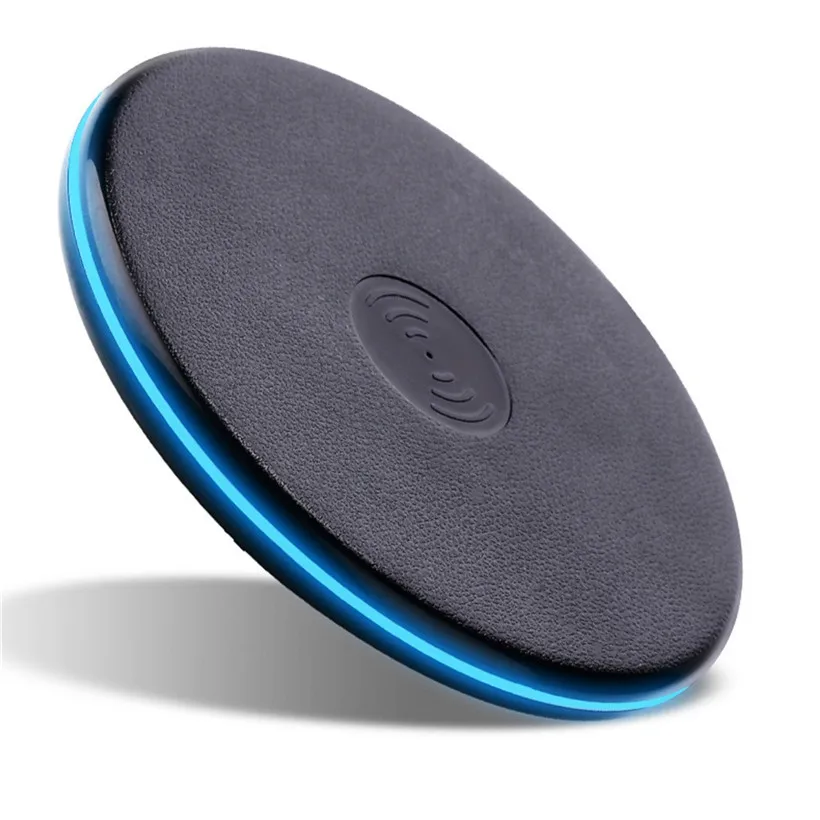 

CARPRIE LED Portable Qi Wireless Power Charger Charging Pad For Samsung S9/ S9 Plus 180320 drop shipping