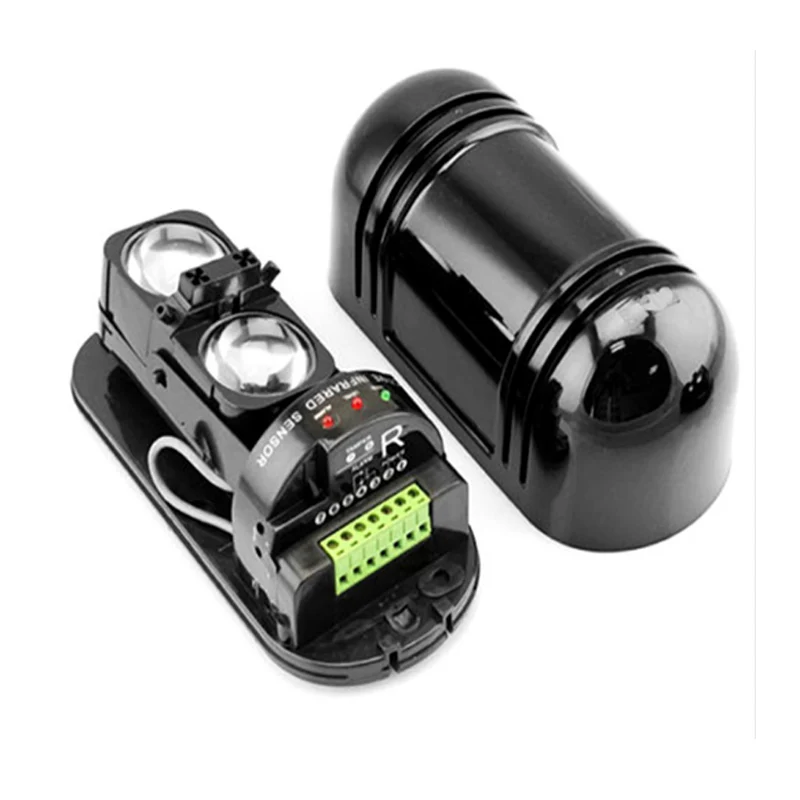 

Dual Beam Sensor Active Infrared Intrusion Detector With Detect distance 30-150M For Perimeter Wall Barrier GSM Alarm System