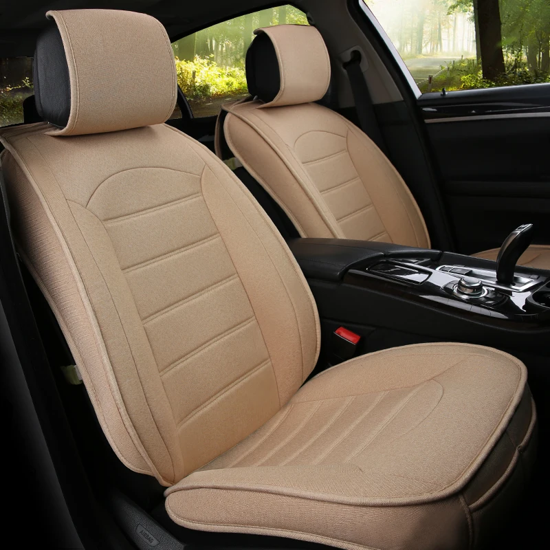 

Universal flax fiber car seat cover auto seats covers for Hyundai avante solaris veloster i30 hyundai grandeur sonata i40