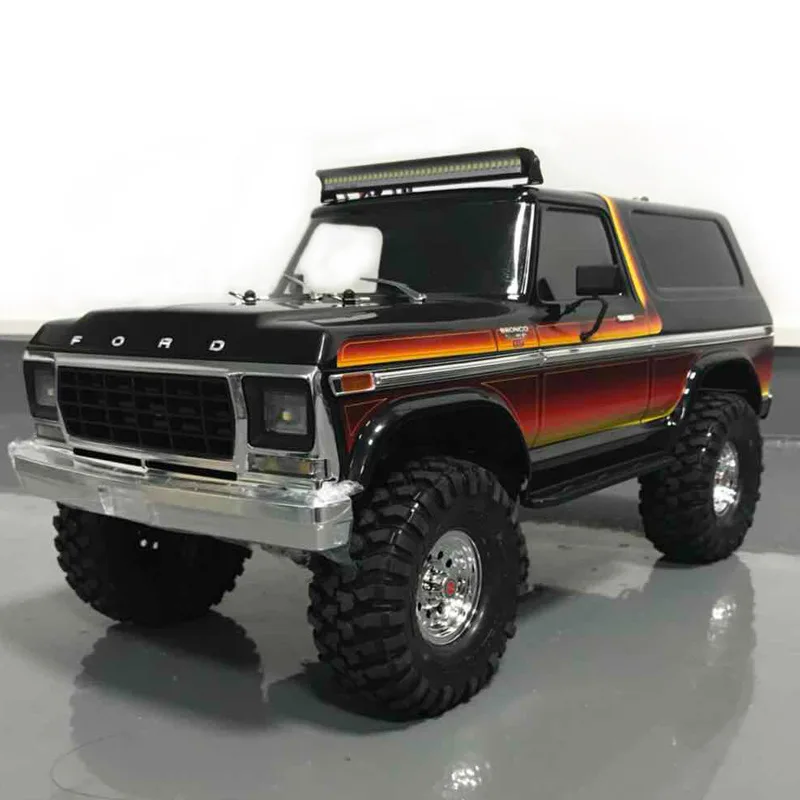 1/10 радиоуправляемая металлическая крыша со светодиодный Ной подсветкой Rock Crawler