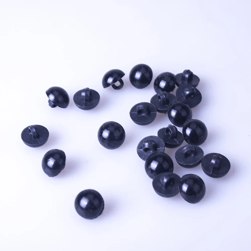 Free shipping 100pcs/lot Animal eyes button black red toy dolls eyes
