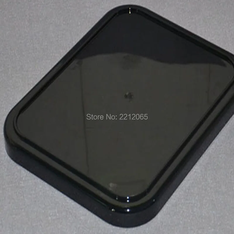 black acrylic trays