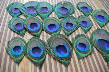 

FREE SHIPPING -Wholesale 500pcs/lot Top Quality peacock feather Trimmed Width Range 3-5cm for decoration