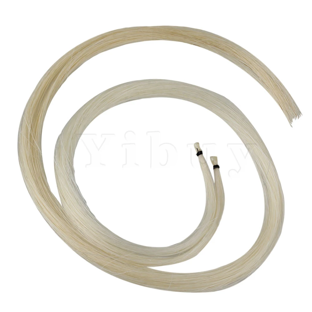 

Yibuy White 2 Hanks Professional Violin Bow Hair Mongolian