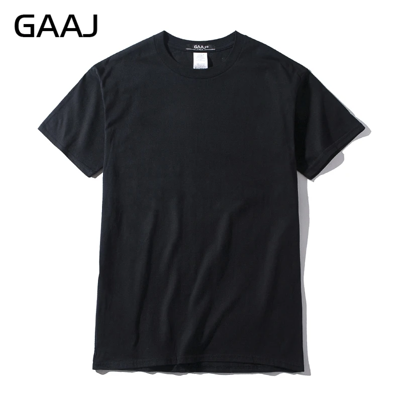 

2019 T Shirt Men Plus Size 3XL 100% USA Cotton Hip Hop Basic Blank T-shirt For Mens Fashion Tshirt White Wine Purple Tee #GAB003