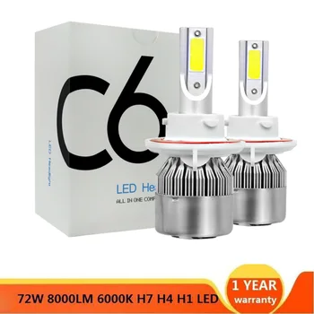 

2x H7 LED H11 H4 Hi/Lo H1 H3 H8 HB1 HB3 HB4 HB5 H10 HIR2 H13 H16 H27 Car Headlight Bulbs 3000K 4300K 6000K 8000K 12000K Ice COB