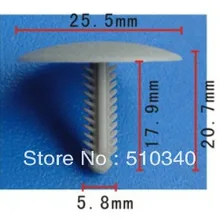 100 шт Пластиковые зажимы фиксатор