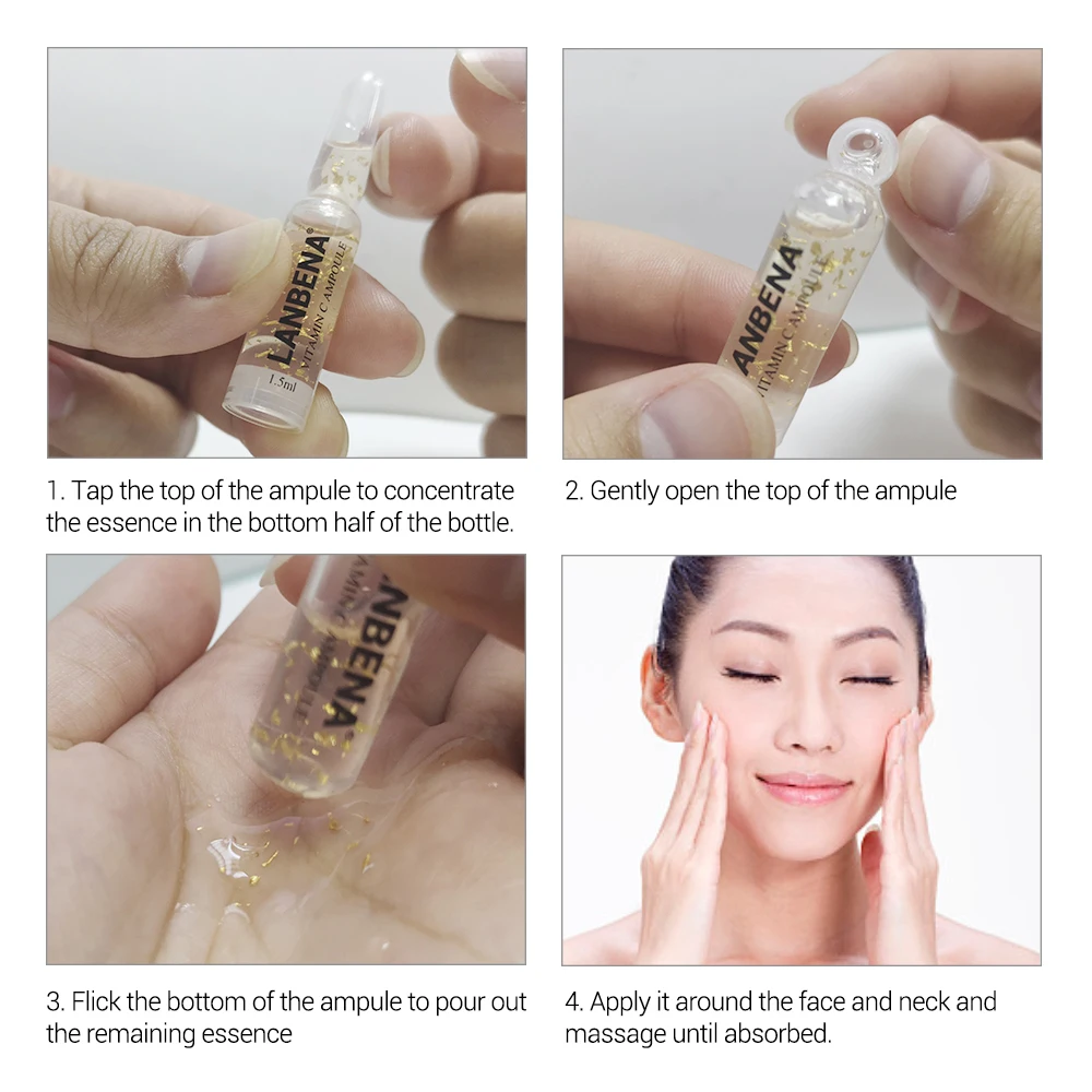 LANBENA Ceramide Ampoule Сыворотка увлажняющая укрепляющая против морщин термоусадочная