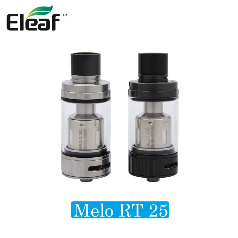 

Original Eleaf Melo RT 25 Atomizer with 4.5ml Replaceable Coil Head Melo 25 RT Compatible for Aster RT Mod by Eleaf