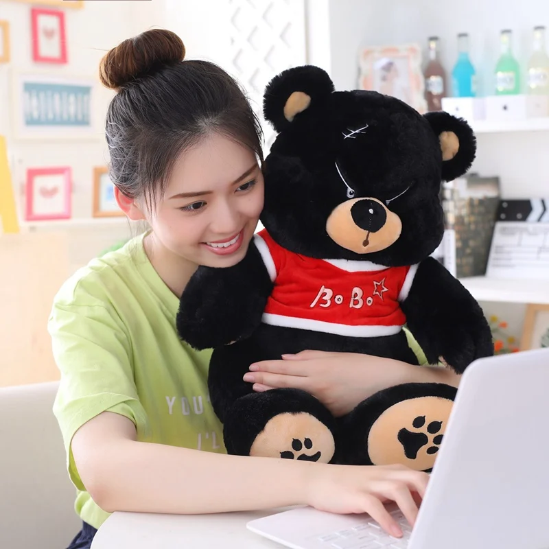 

Hot 55/70cm Cool And High Quality Cartoon Bear Stuffed Animal Doll Anime Plush Cartoon Doll Gift Kids Toys Christmas Presents