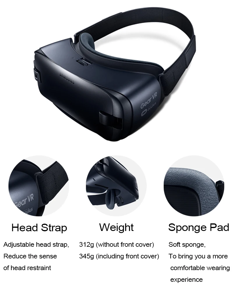 Gear VR 4,0 3D очки шлем виртуальной реальности Встроенный гироскоп Sens для samsung Galaxy S9 S9Plus Note5 Note7 S6 S7 S8 S7 Edge