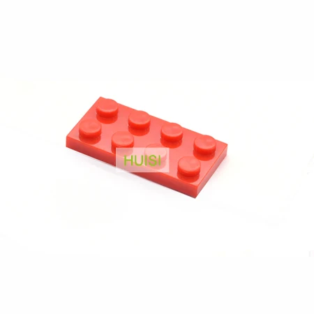 Ранние обучающие игрушки Пластик блоков в форме миньона Джорджа из мультфильма модель 2x4 Короткие кирпичи Запчасти совместимые с лего Edcuational творческие игрушки 100 шт./лот - Цвет: Red 100pcs