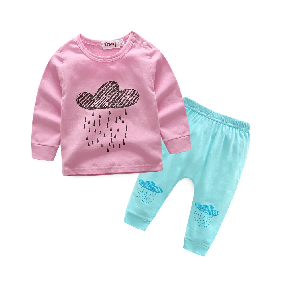 

Toddler Baby Girl Clothing Set Kids Tops Clothes Cartoon Cloud Cotton Long Sleeve Outfits Children Clothing Suits Sweater Pants