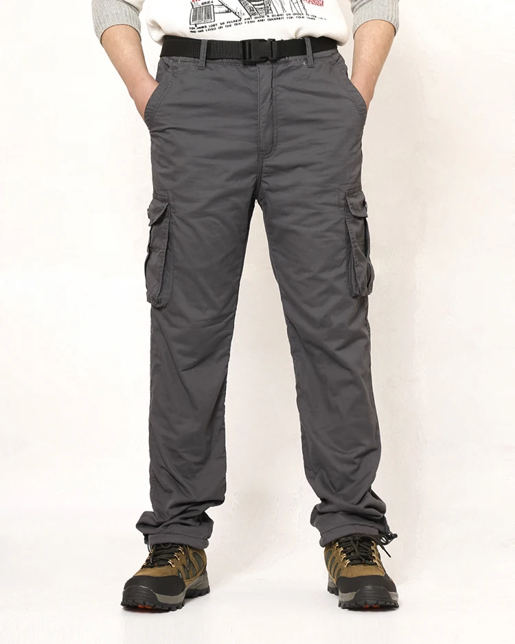 Тактические брюки размера плюс, зимние мужские камуфляжные брюки-карго, плотные теплые штаны, повседневные военные мешковатые брюки 5XL 6XL