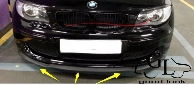 Bumper Lip Lips For BMW 1 E81 E82 E87 E88 F20 F21 Top Gear Shop Spoiler For Car Tuning TOPGEAR Recommend Body Kit