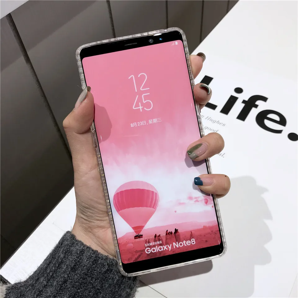 Для Samgung J7 J5 J3 Pro A3 A5 A7 2017 J4 J6 J8 A6 A8 2018 S10E E S9 S8 примечание 9 S10 плюс блеск Чехол чехол с
