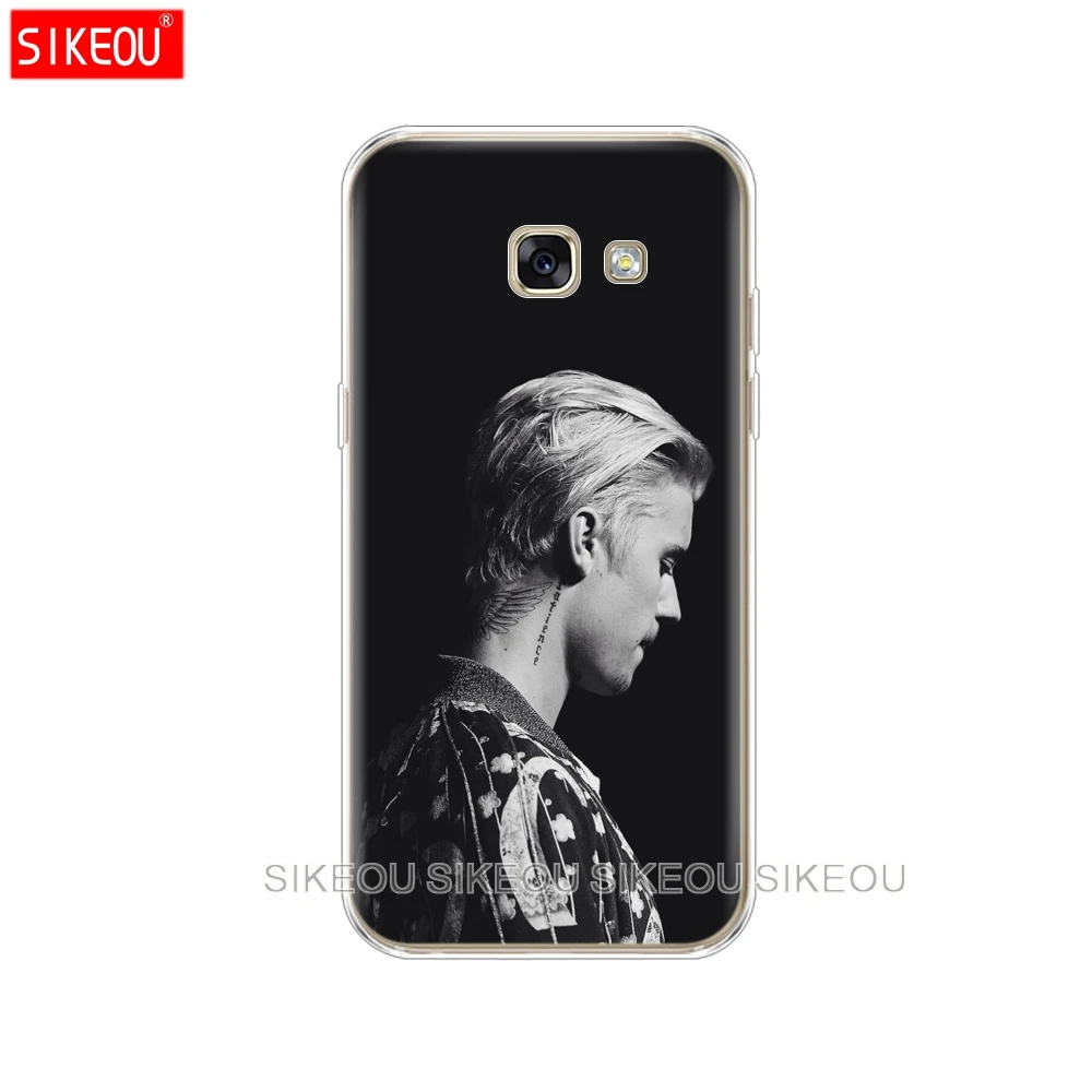 Silicone phone case cover for Samsung Galaxy A6 A8 2018 A3 A310 A5 A510 A7 2016 2017 Justin bieber music singer