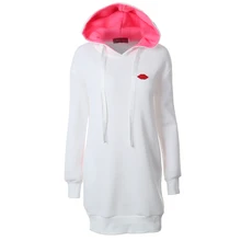Casual Long Hoodie Tracksuits Hooded Sweatshirt Women 2016 Female Pullover Autumn Winter Slim Sweatshirts Women’s Clothings