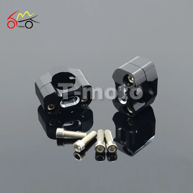 

7 Colors Red Black Blue 7/8" to 11/8" 28mm Universal CNC Bar Clamp Riser Taper Handlebar For Dirt Bike ATV Quad