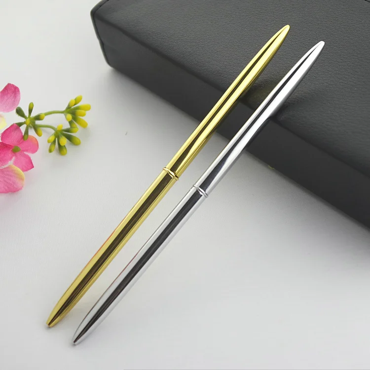 

[4Y4A] 10pcs New arrival stainless steel rod rotating metal ballpoint pen commercial gift stationery custom (DIY logo>100pcs)