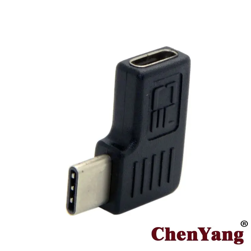 

CY Male 90 Degree Right & Left Angled USB 3.1 Type-C to Female Extension Adapter for Samsung Galaxy S8 S8+ Plus Cell Phone