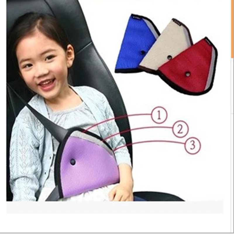 

Toddler Children Car Safety Seat Belt Padding Adjuster for Kid Baby Car Protection Safe Fit Soft Pad Mat Strap Cover Car Styling