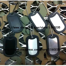 Мужские ювелирные изделия собака бирки военные, горячая Распродажа модные армейские тэги, 5 шт оптом