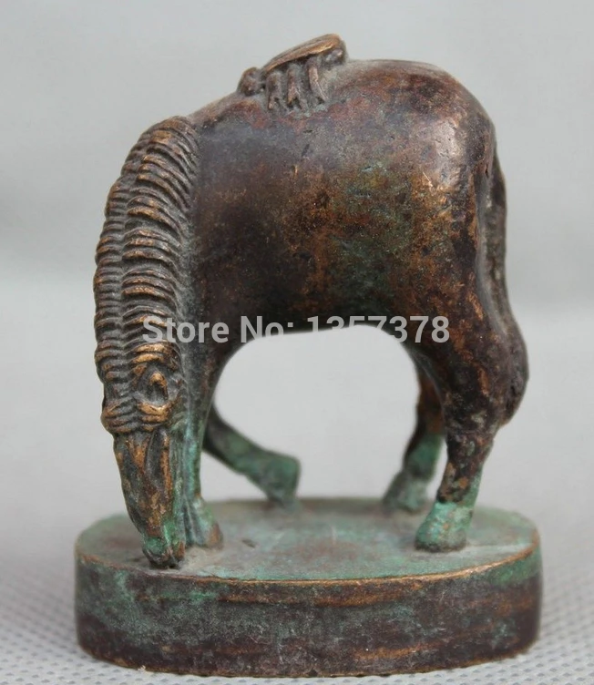 

shitou 00580 55mm Chinese dynasty Bronze Zodiac Year Hors Dynasty imperial Seal Stamp Signet discount 30% (C0324)