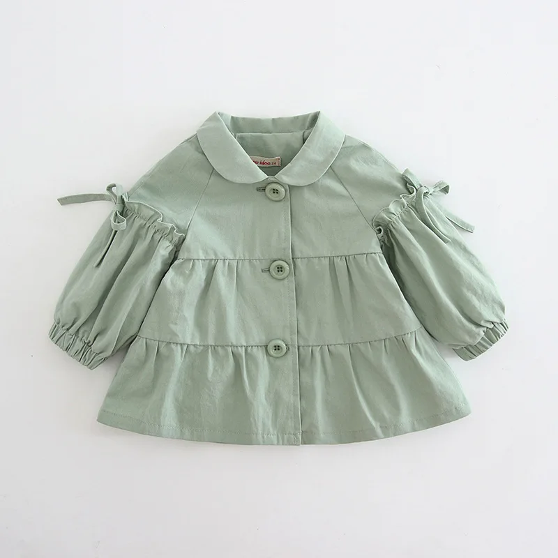 

Kseniya Kids 2018 Winter And Autumn New Girls Cute Lapel Sweet Windbreaker Infant Winter Clothing Newborn Winter Jackets