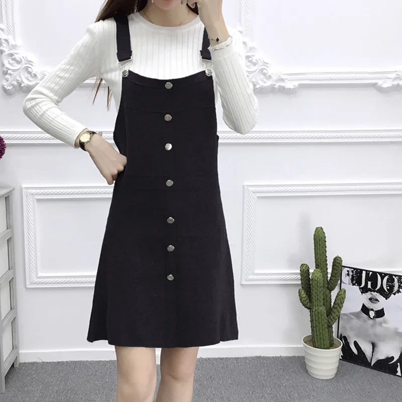 

Spring autumn loose dresses sleeveless 2019 knitted dress black elegant short dress backless knitted mini dress vintage clothes