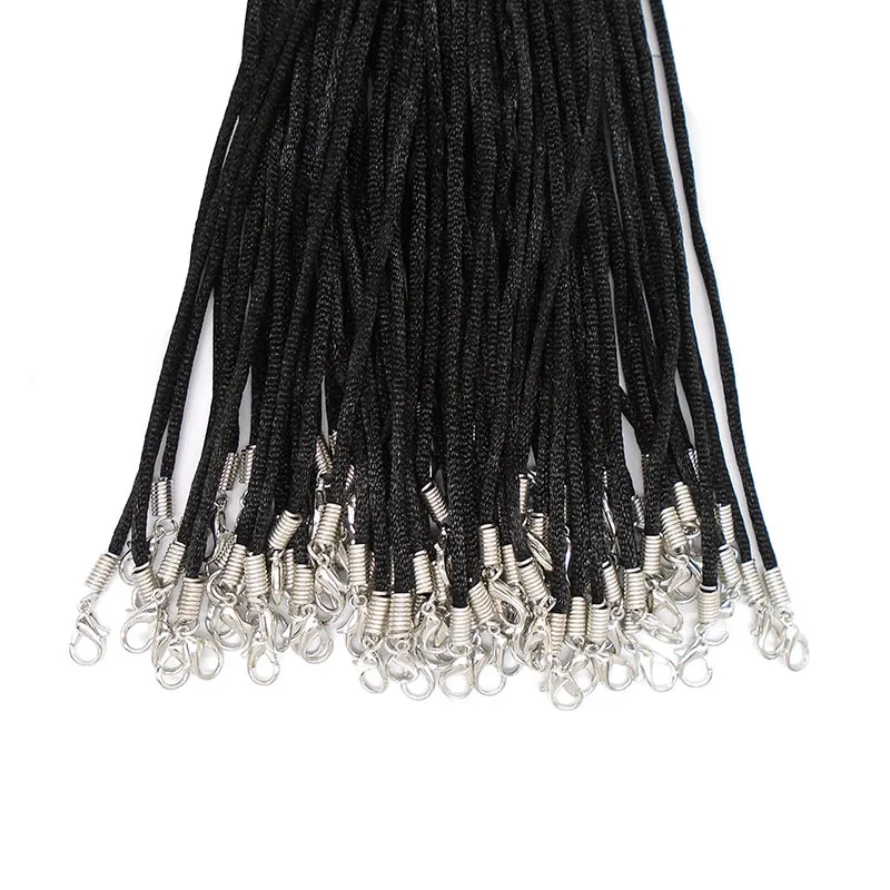 アクセサリー DOUBLE BEAM LINK ON SILKY CORD NECKLACE 30 MM Double Beam Link on Silky Cord Necklace | Gabriela