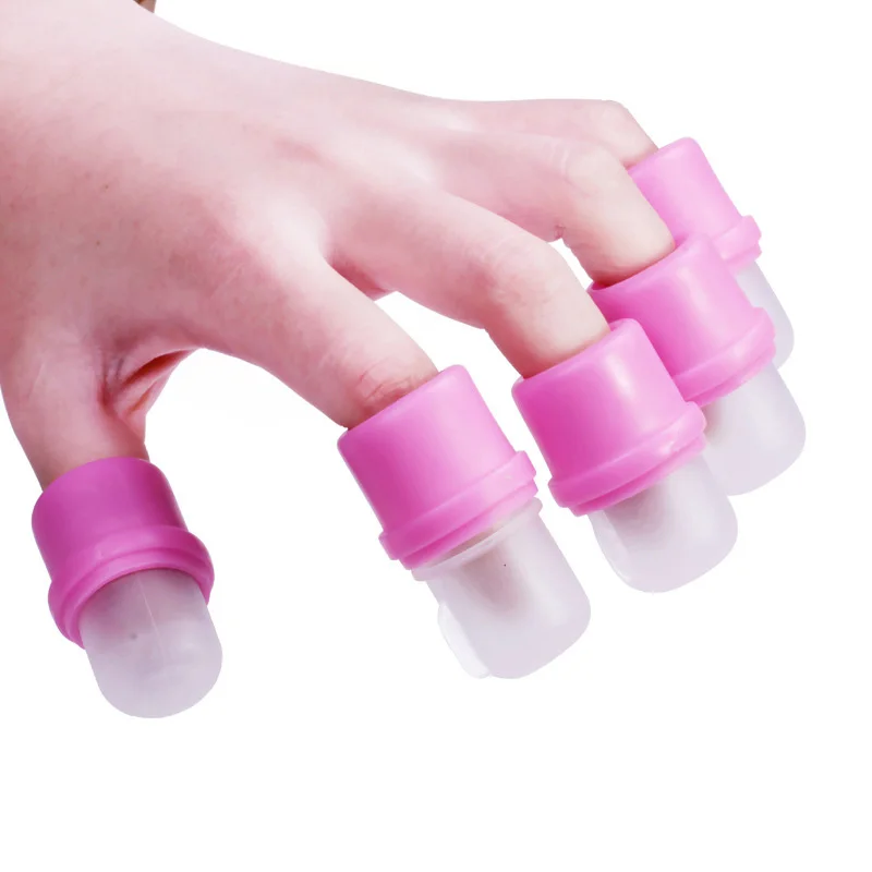 Hot Sale 2017 10pcs/set Plastic Nail Art Soak Off Cap Clip UV Gel