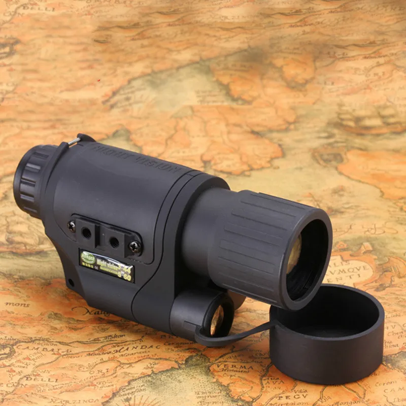 

Military helmet type HD infrared night vision sight with video and audio record function night vision single telescope hunting